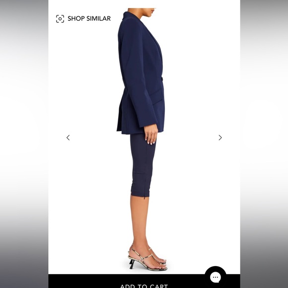 SER.O.YA Cosmo Blazer | Navy - Picture 3 of 6